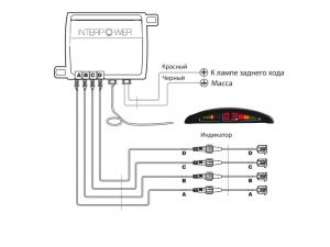 Парктроник Interpower IP-816 (на 8 датчиков)